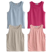 Yohannes Club, Kız Çocuk, Pamuklu Slip&Atlet, Alt-Üst, (3 Çift ve 4 çift Takım seçenekli) thumbnail 5