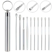 Sunup SN-27132 Paslanmaz Çelik 10'lu Kulak Temizleme Seti thumbnail 3