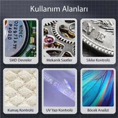 PowerMaster PM-26234 Dijital Macro Kameralı Profesyonel Tamirci Mikroskop 500X Büyütme thumbnail 4