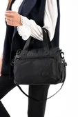 571 collections Ultra Hafif Şik ve Su Geçirmez Orta Boy Omuz,El Çantası Siyah Model: (571-13-9L) thumbnail 1