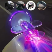 Sunup SN-26786 LED Işıklı Motosiklet Süs Uçağı Pilsiz Çalışan, Kırmızı-Mavi Işık Efektli thumbnail 2