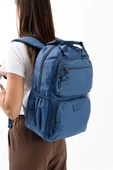 571 collections Ultra Hafif Şik ve Su Geçirmez Orta Boy Sırt Çantası Mavi Model: (571-13-9F) thumbnail 1