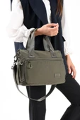 571 collections Ultra Hafif Şik ve Su Geçirmez Orta Boy Omuz,El Çantası Haki Yeşil Model: (571-13-9L) thumbnail 1