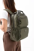 571 collections Ultra Hafif Şik ve Su Geçirmez Orta Boy Sırt Çantası Haki Yeşil Model: (571-13-9F) thumbnail 2