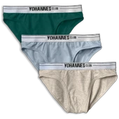 Yohannes Club, Erkek Çocuk, Pamuklu Slip Külot, 3'lü ve 4'lü Paket Seçenekli, Çok Renkli thumbnail 1