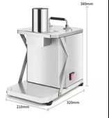 Dalle EX-06 Elektrikli Paslanmaz Çelik Küp Kare Dilimleme Makinesi thumbnail 4