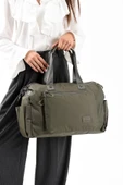571 collections Ultra Hafif Şik ve Su Geçirmez Büyük Boy Omuz, El Seyahat Çantası Haki Yeşil Model: (571-13-9G) thumbnail 1