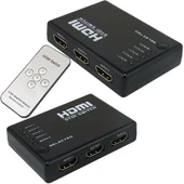 PowerMaster PM-8342 5 Giriş 1 Çıkış HDMI 2.0 4K@60Hz Switcher Toplayıcı Kumandalı - 1
