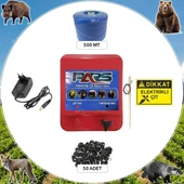 Pars Elektrikli Çit Yabani Hayvan Koruma Seti 500 mt thumbnail 1