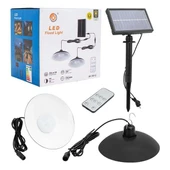 Powermaster XF-707-2 Kumandalı Solar Panelli 2 Power Ledli Çiftli Projektör Lambası XF-707-2 thumbnail 3