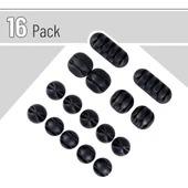 Yapışkanlı Kablo Sabitleyici Düzenleyici 16 lı Paket - 1