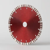 180 mm 18 cm Turbo Kanallı Elmas Kesme Diski Avuç Taşlama Seramik Beton Granit Tuğla Blok İçin Uygun thumbnail 3