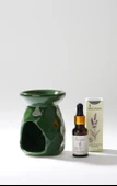 LaLoven Meditasyon İkilisi Lavanta Yağı ve Yeşil Buhurdanlık %100 Doğal - 1