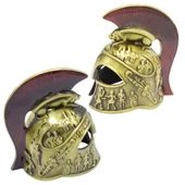 Metal Gold Leonidas Sparta Miğferi Biblo 10 cm thumbnail 5
