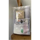 Gelin Damat Hamam Banyo 4 Lü Set - 1