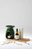 LaLoven Meditasyon İkilisi Lavanta Yağı ve Yeşil Buhurdanlık %100 Doğal - 2