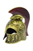 Metal Gold Leonidas Sparta Miğferi Biblo 10 cm thumbnail 6