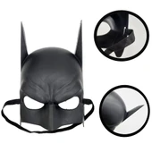 Siyah Çocuk Batman Maskesi Lastikli - 1