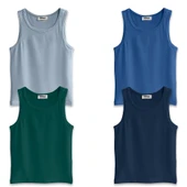 Erkek Çocuk, Pamuklu Boxer&Atlet, Alt-Üst, 3 Çift ve 4 çift takım seçenekli, Çok renkli thumbnail 2