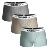 Yohannes Club, Erkek Çocuk, Pamuklu Boxer, 3'lü ve 4'lü paket seçenekli, çok renkli thumbnail 4