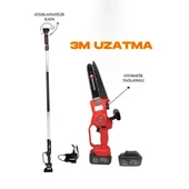 Dakın-CSB023 Akülü Budama Testeresi 8 inch + 3metre Uzatma Aparatı - 1