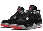 Nike Air Jordan 4 Retro OG GS 'Bred' 2019 Sneaker Spor Ayakkabı 308497-060 - 6