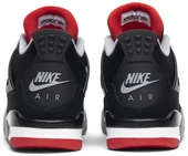 Nike Air Jordan 4 Retro OG GS 'Bred' 2019 Sneaker Spor Ayakkabı 308497-060 - 4