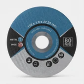 İnox Kesme Diski 115x1,0x22,23 Mm İnce Metal Kesici Taş Disk Spiral Demir Kesici Disk thumbnail 1