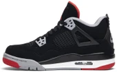 Nike Air Jordan 4 Retro OG GS 'Bred' 2019 Sneaker Spor Ayakkabı 308497-060 - 2