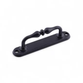 Siyah Metal Kapı Çekme Kolu 12 cm Dolap Saclı Mobilya Dolap Çekmece Tutamağı Kulp Kulpları thumbnail 5