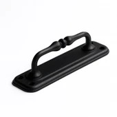 Siyah Büyük 14.5 cm Metal Kapı Çekme Kolu Tutamağı Kulp Kulpları Dolap Mobilya Dolap Çekmece thumbnail 1