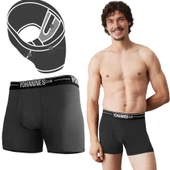 Yohannes Club, Erkek Özel Bölmeli Pamuklu Boxer, Renk Seçenekli, Tekli Paket thumbnail 1