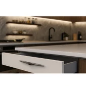 Olivin Füme Metal Kulp 96 mm - 9.6 cm Mobilya Çekmece Mutfak Dolabı Dolap Kulpları Kulbu Kulpu - 3