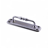 Gümüş Krom Büyük 14.5 cm Metal Kapı Çekme Kolu Tutamağı Kulp Kulpları Dolap Mobilya Dolap Çekmece thumbnail 3