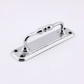 Gümüş Krom Büyük 14.5 cm Metal Kapı Çekme Kolu Tutamağı Kulp Kulpları Dolap Mobilya Dolap Çekmece thumbnail 1