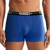 Yohannes Club, Erkek Özel Bölmeli Pamuklu Boxer, Renk Seçenekli, Tekli Paket thumbnail 8