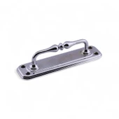 Gümüş Krom Büyük 14.5 cm Metal Kapı Çekme Kolu Tutamağı Kulp Kulpları Dolap Mobilya Dolap Çekmece thumbnail 2