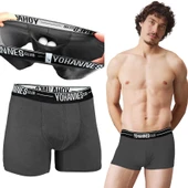 Yohannes Club, Erkek Özel Keseli Pamuklu Boxer, Renk Seçenekli, Tekli paket thumbnail 11