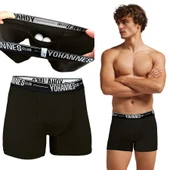 Yohannes Club, Erkek Özel Keseli Pamuklu Boxer, Renk Seçenekli, Tekli paket thumbnail 1