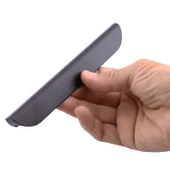 Fırat Mat Siyah Metal Kulp 160 mm 16 cm  Mutfak Dolabı Kulbu Kulpu Mobilya Çekmece Dolap Kulpları thumbnail 3