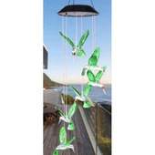 Solar Led Işıklı Kuşlu Bahçe Dekoru 6 Ledli,Renkli Işık thumbnail 4