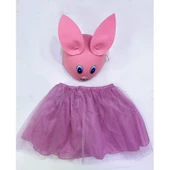Çocuk Gösteri Kostümü Pembe Tavşan - 1