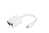Digitus DisplayPort Adaptör Kablosu, Tip mini DP Erkek <-> HD15 Dişi, 0.15 metre, Full HD, DP 1.1a, beyaz renk<br>
Digitus DisplayPort Adapter Cable, Type mini DP - HD15 M/F, 0.15m, Full H - 1