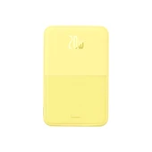 Baseus MagPro Magnetic Bracket Wireless Fast-Charging Power Bank 5000mAh 20W Lemon Yellow (with Simply Series Charging Cable Type-C to Type-C (20V/3A) 30cm White) thumbnail 3