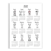 Kedili Poster Takvim, 2026 Kedili Duvar Takvimi thumbnail 3