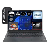 Lenovo Thinkpad E14 Gen 5 21JR0009TX-EP1 Ryzen 5 7530U 24 GB Ram 512 GB SSD 14" Wuxga Windows 11 Pro + Elektropasaj Çanta - 1