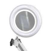 8606C-D 220 VOLT 3 DİOPTER 80 LEDLİ MASA ÜSTÜ AKROBAT BÜYÜTEÇ (5047) - 2