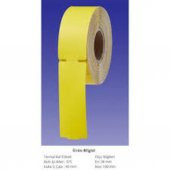 100X38 KARTON RAF ETİKETİ 250 Lİ SARI ZEMİN - 1