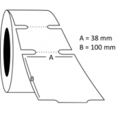 100X38 YANDAN ÇELTİKLİ RAF ETİKETİ 200 SARIM - 1
