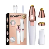 Mini Şık Tasarım Iki Başlı Led Işıklı Şarjlı Ruj Epilatör Kaş Düzeltici Kadın Epilasyon Tıraş Aleti - 1